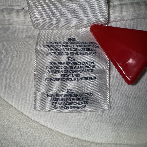 VINTAGE 33rd Superbowl XXXIII Denver Broncos Atlanta Falcons T-shirt Mens XL ‘99 - Picture 5 of 6